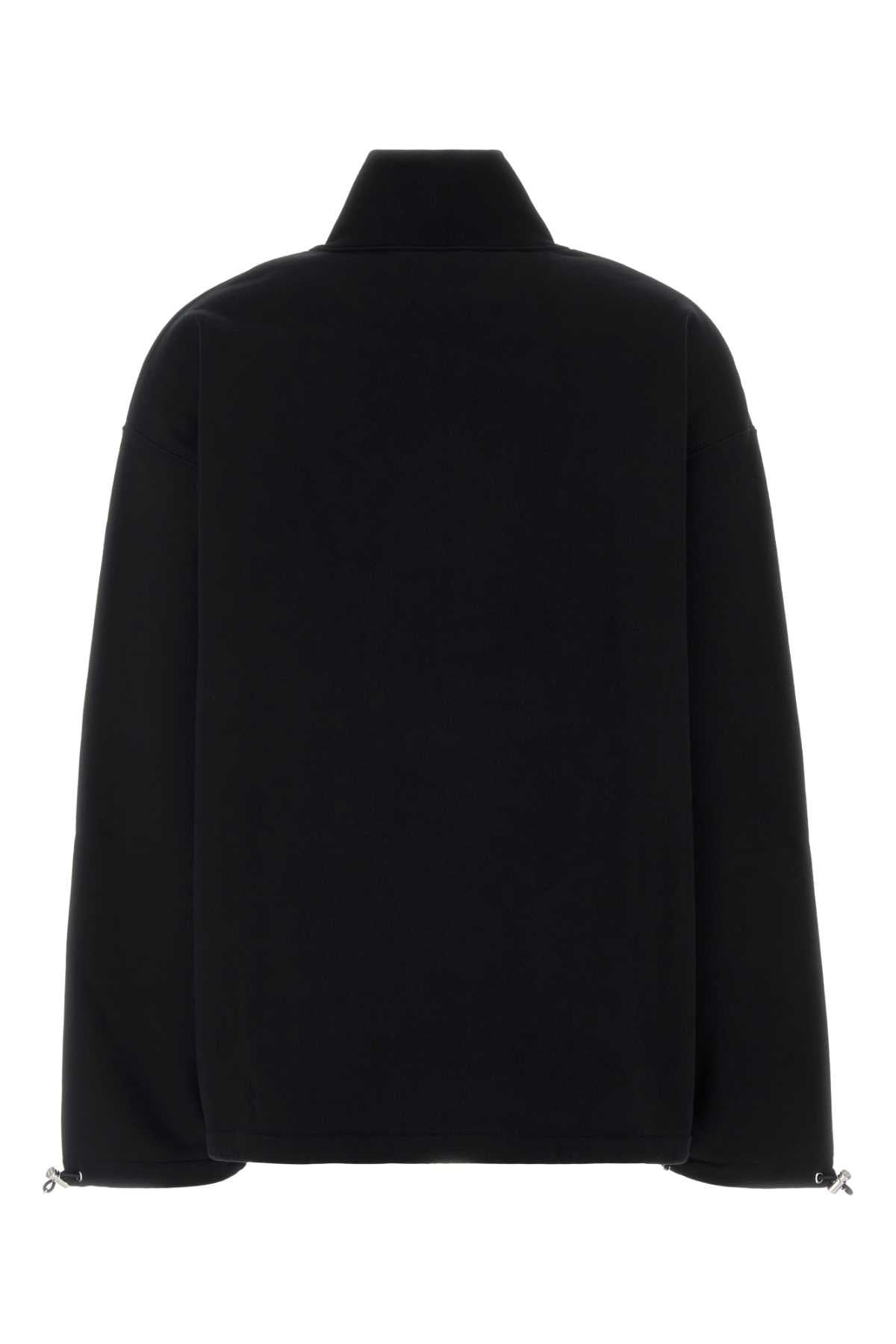 Miu Miu Women Black Cotton Sweatshirt MIU MIU