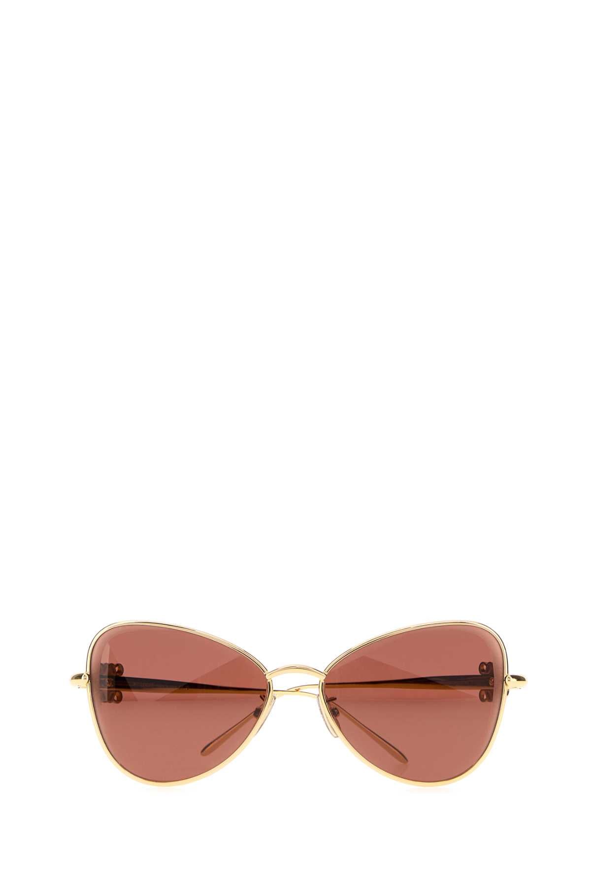 Loewe Women Gold Metal Sunglasses LOEWE