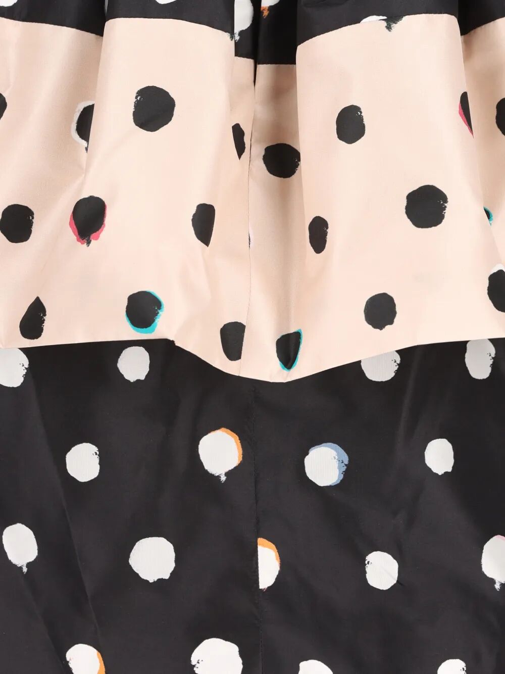 Fendi Women Falena Dots-Print Taffeta Bustier Dress FENDI
