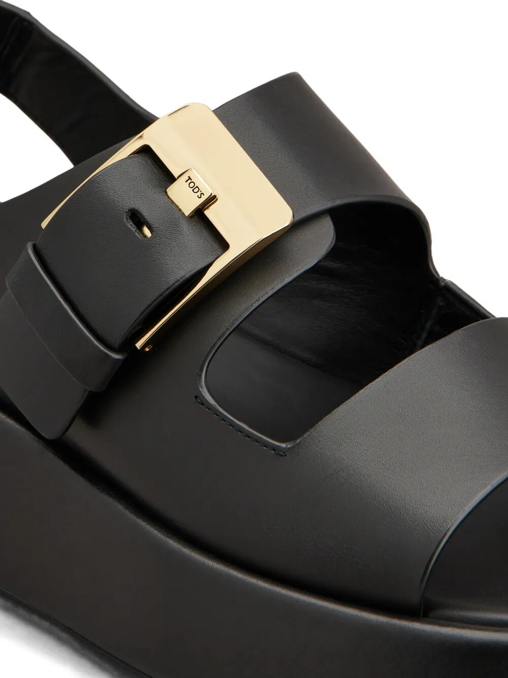 Tod's Women Leather Strappy Sandals With Maxi Buckle TOD'S
