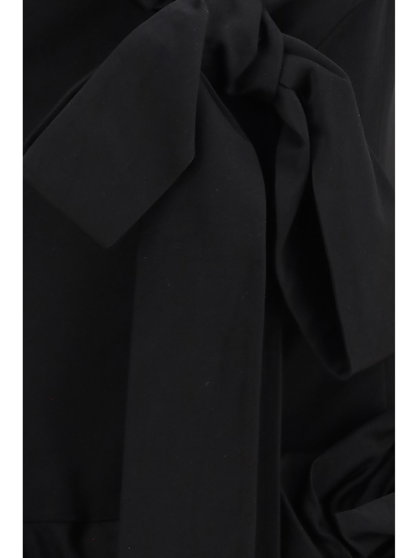 Magda Butrym Women Midi Dress With Draped Shawl Collar MAGDA BUTRYM