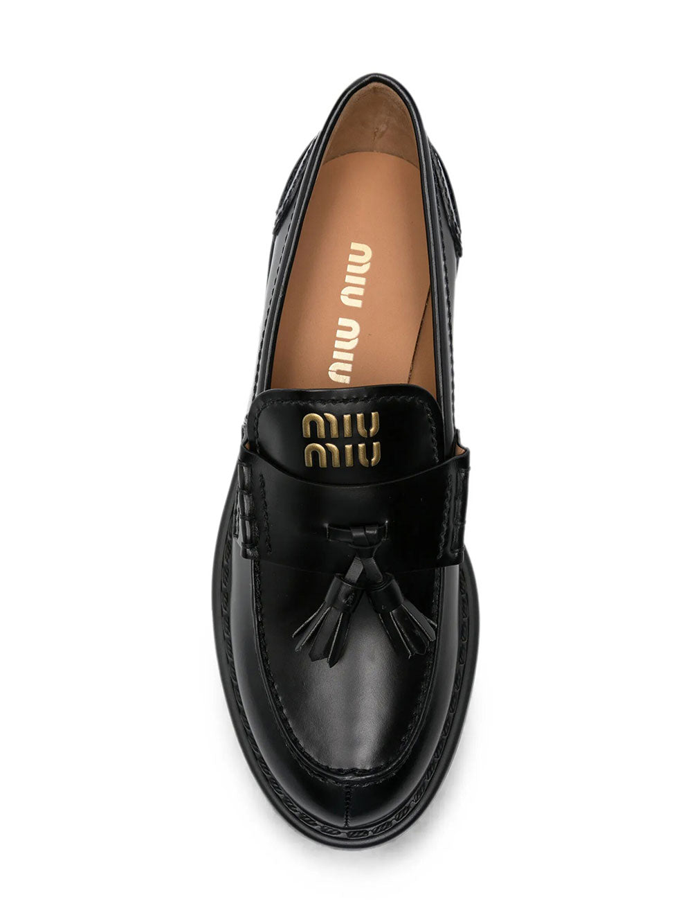 Miu Miu Women Chunky Leather Loafers MIU MIU