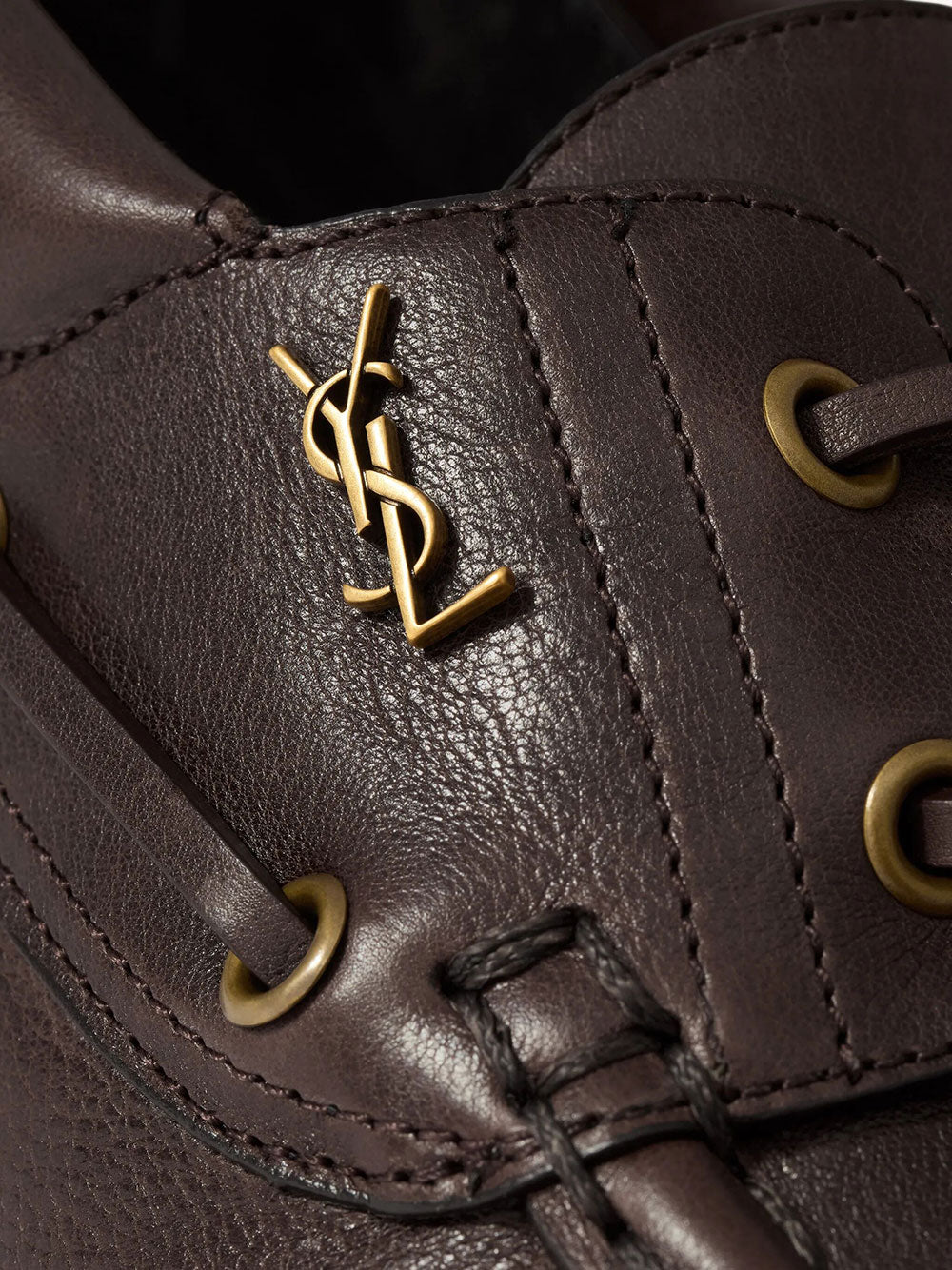 Saint Laurent Men Le Loafer Bateau In Smooth Leather SAINT LAURENT