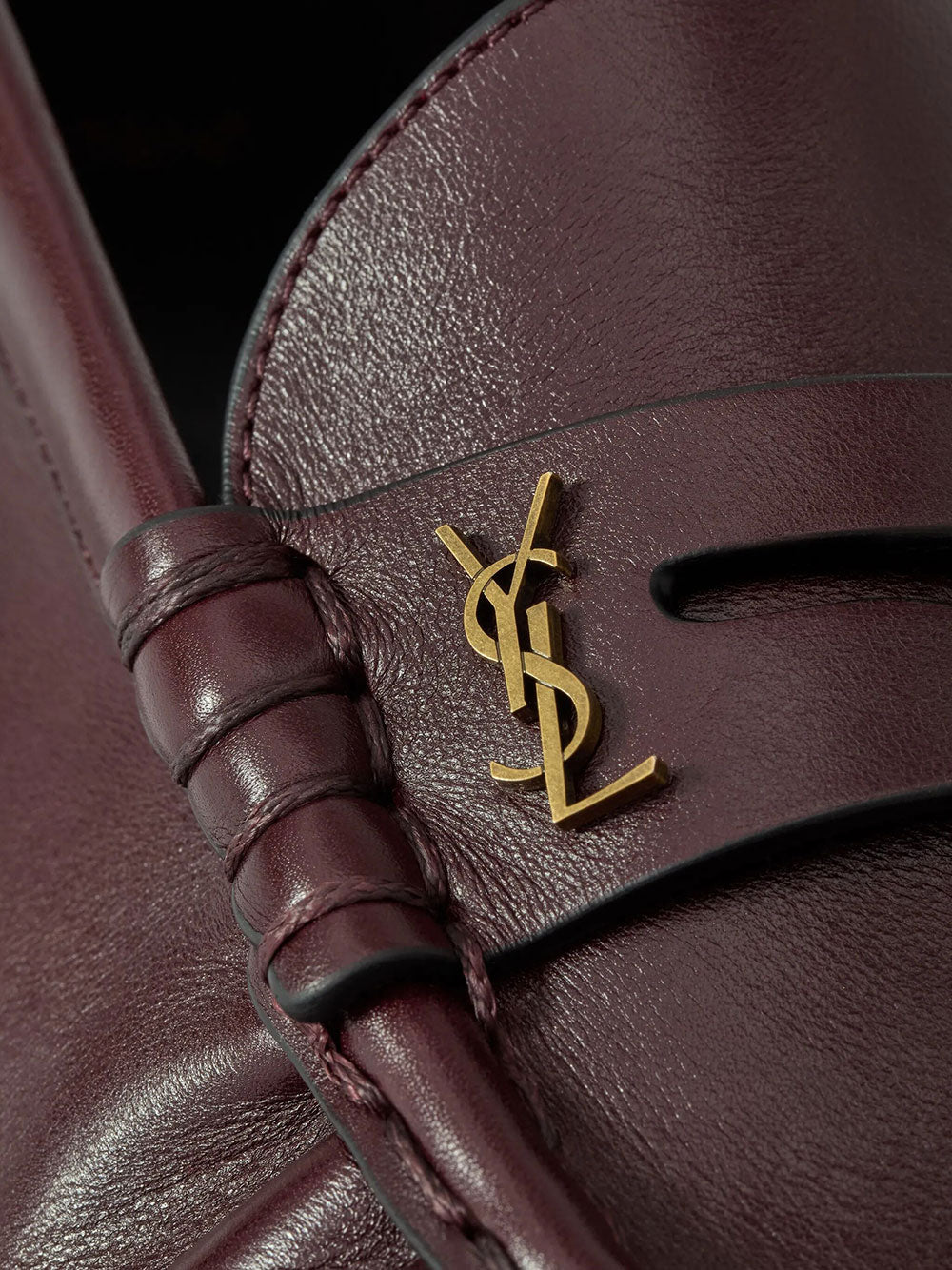 Saint Laurent Men Le Loafer Supple In Smooth Leather