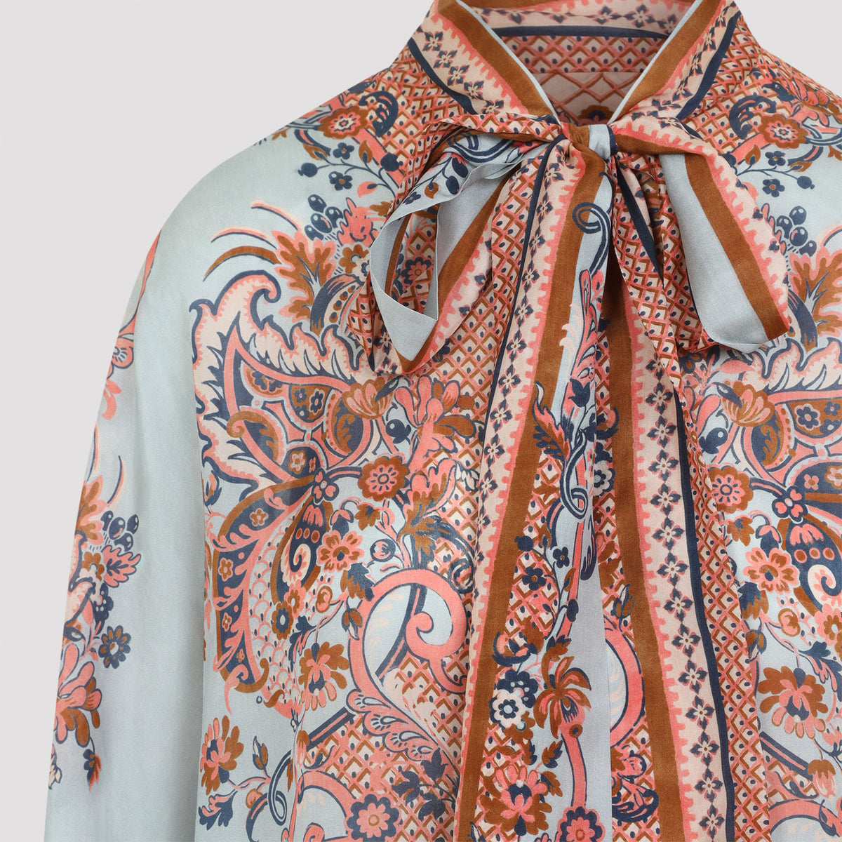 Zimmermann Aster Tie Neck Blouse Women ZIMMERMANN