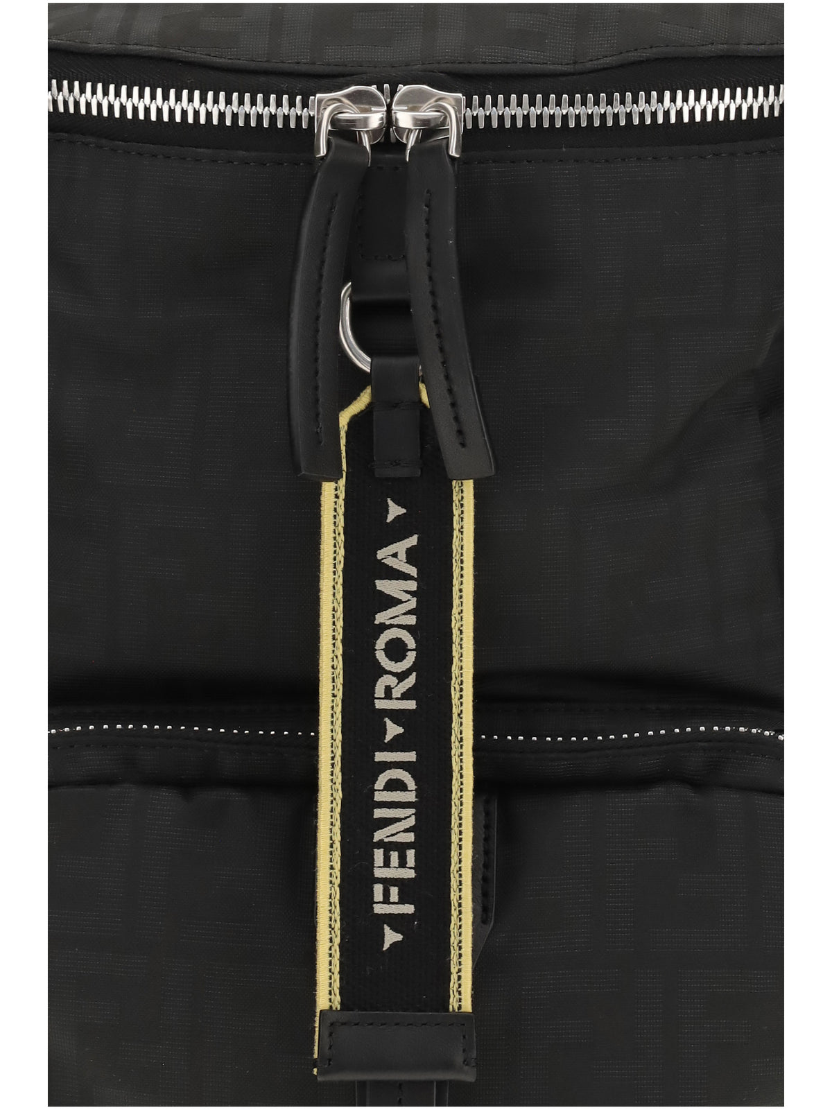 Fendi Men Tourist Ff Logo Jacquard Backpack FENDI