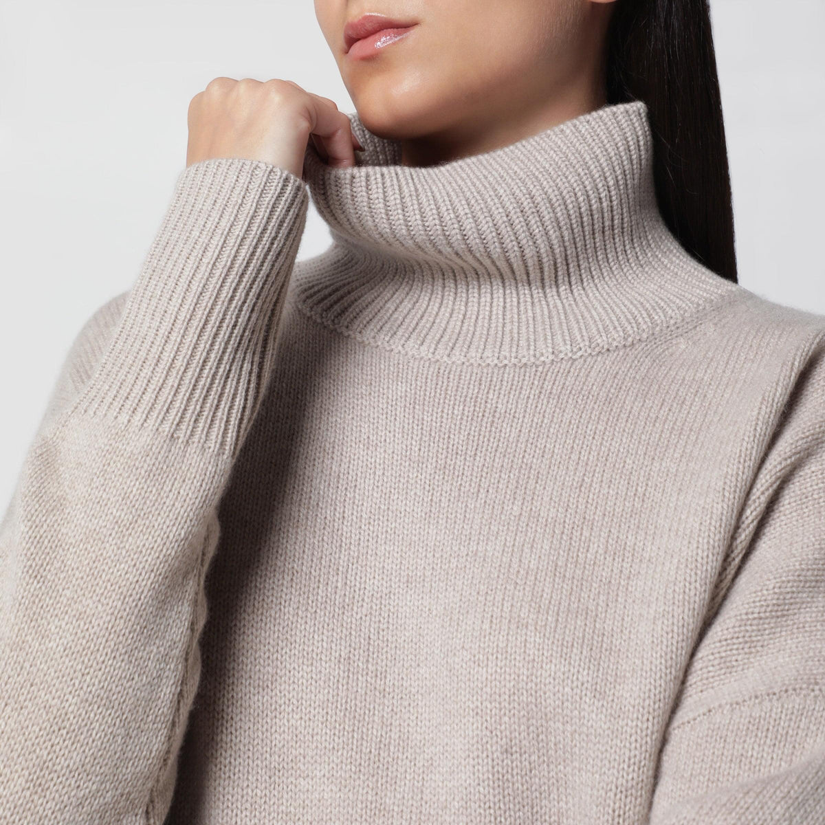 Lisa Yang Heidi Sweater In Sand Cashmere Women LISA YANG
