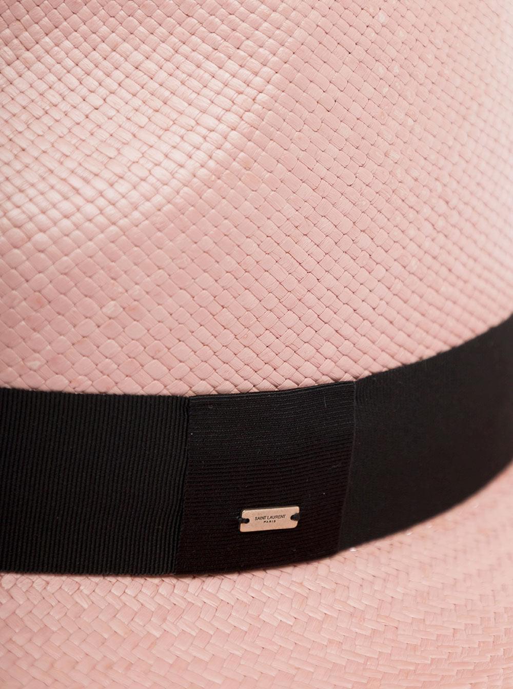 Saint Laurent Men Petit Waikiki Panama Hat SAINT LAURENT