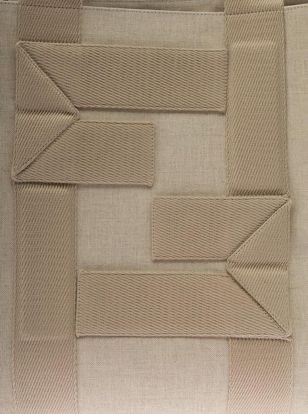 Fendi Men Fendi Ma's Beige Fabric Handbag FENDI