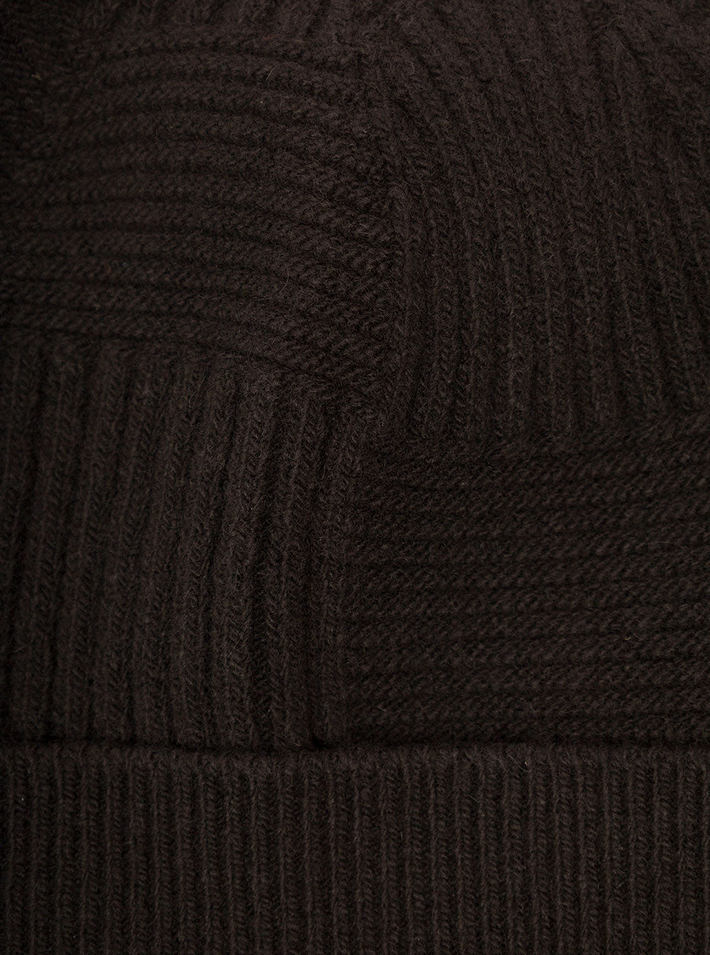 Bottega Veneta Men Bottega Veneta Brown Woven Wool Hat Man BOTTEGA VENETA