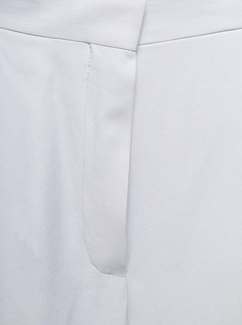 Dries Van Noten Women White Pants With Pressed Crease In Acetate Woman DRIES VAN NOTEN