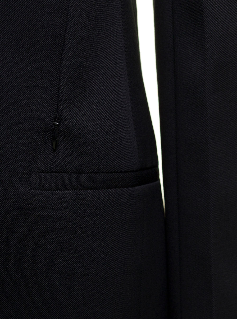 Givenchy Women Black Single-Breasted Jacket With Notched Revers In Wool And Mohair Woman GIVENCHY