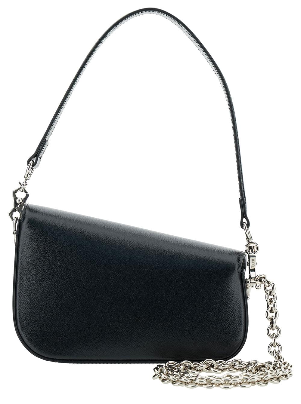 Gucci Women 'Gucci Horsebit 1955 Mini' Black Shoulder Bag With Horsebit Detail In Leather Woman GUCCI