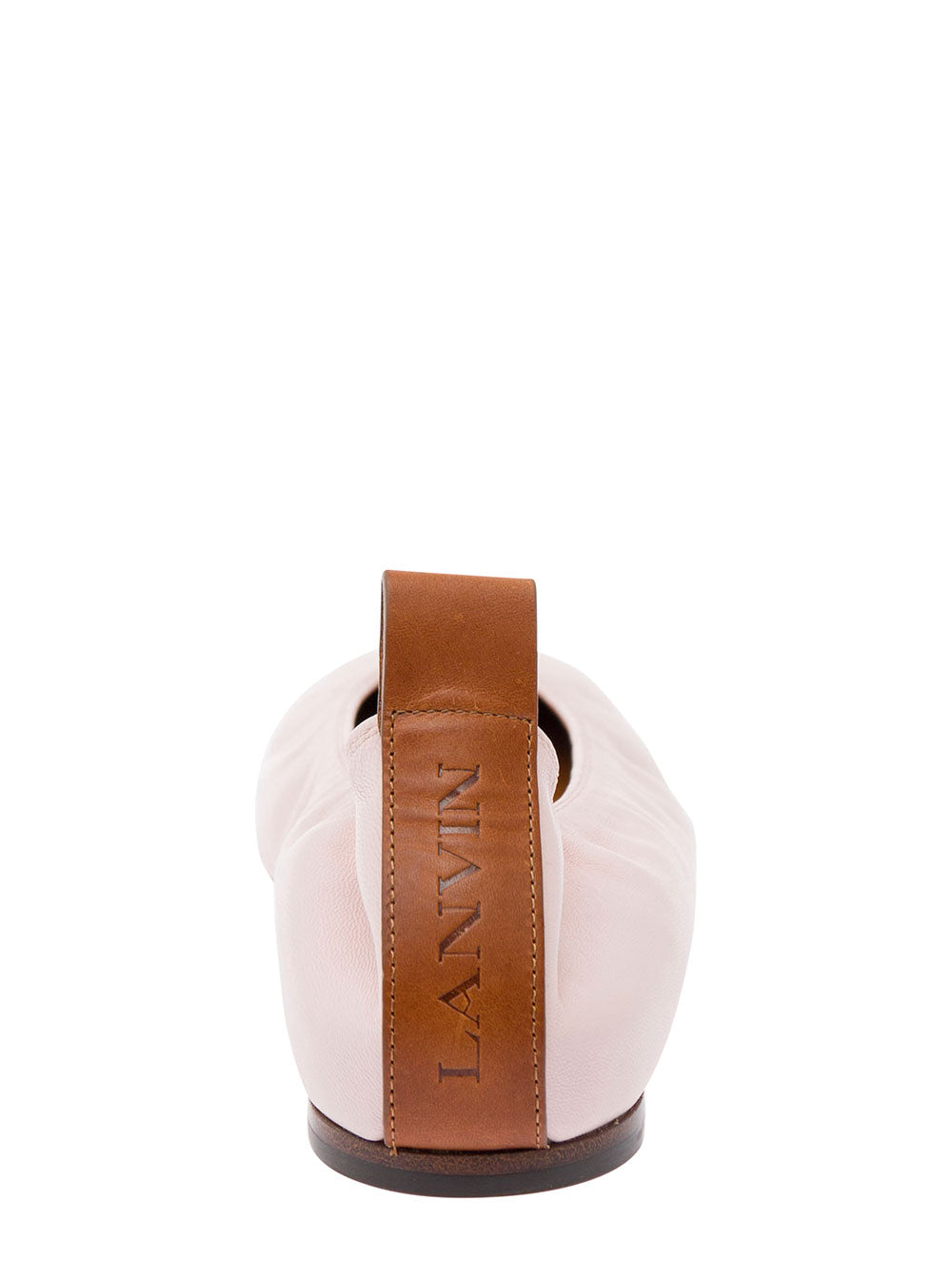 Lanvin Women Pink Ballet Flats In Leather Woman LANVIN