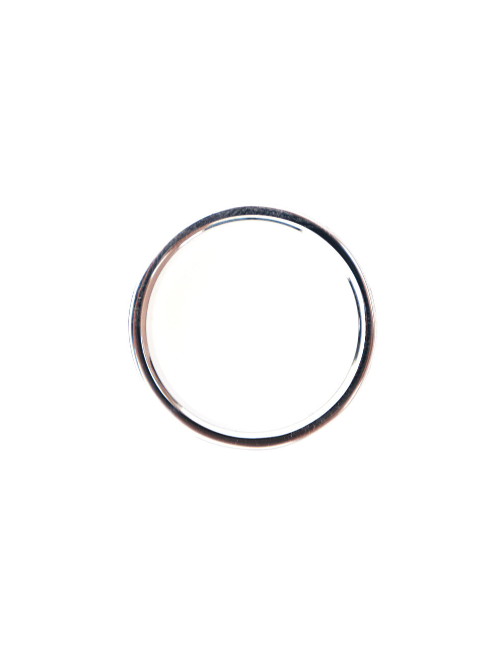 Fendi Men Silver Tone Ring With Lettering Engraving In Brass Man FENDI