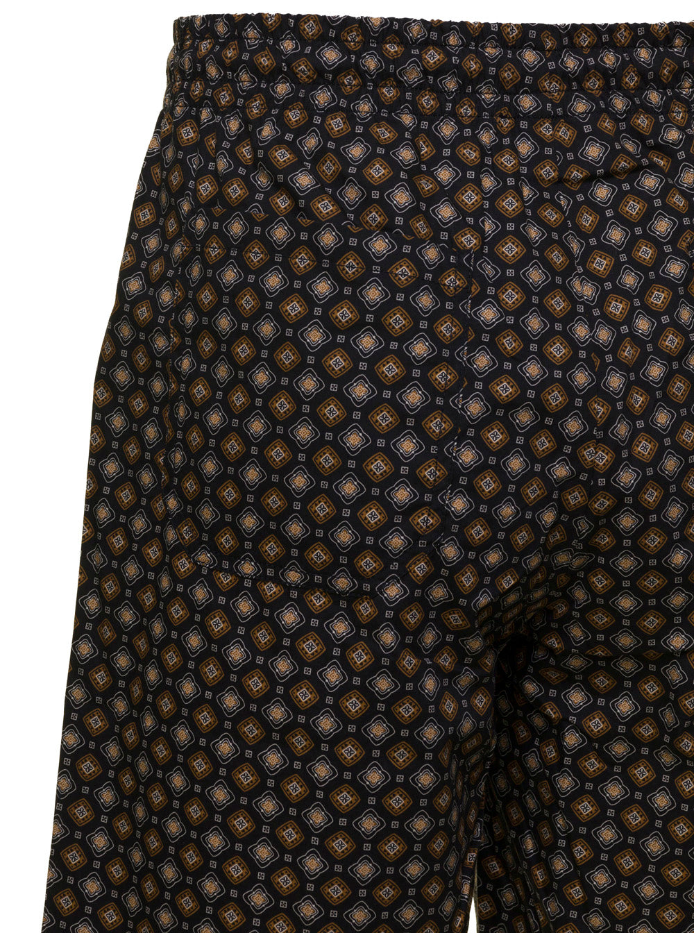 A.P.C. Men 'Vincento' Multicolor Bermuda Shorts With All-Over Print In Cotton Man