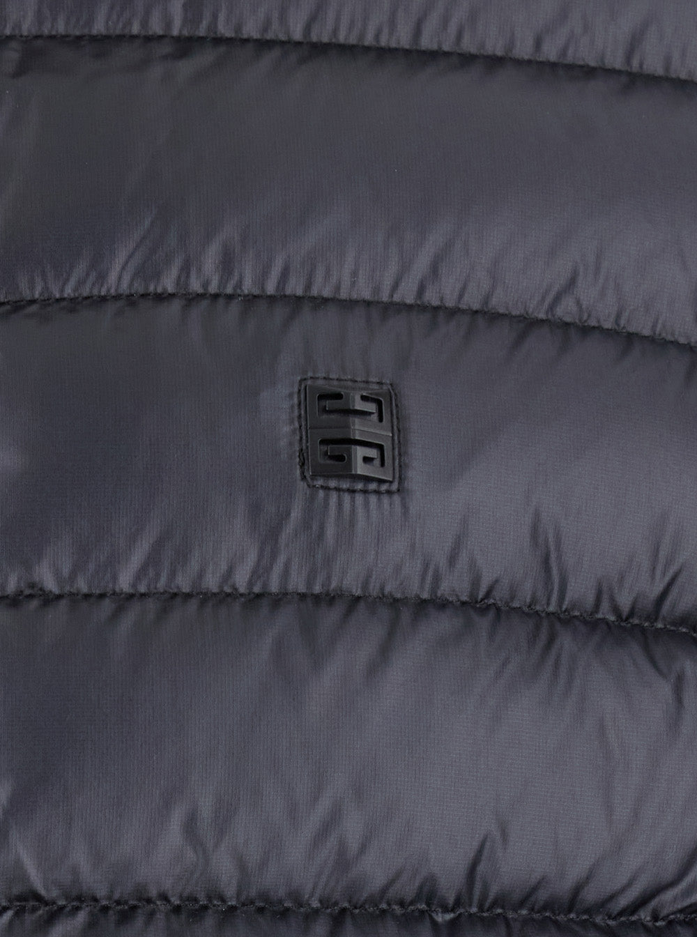 Givenchy Men Black High Neck Down Jacket With Logo Detail In Tech Fabric Man GIVENCHY