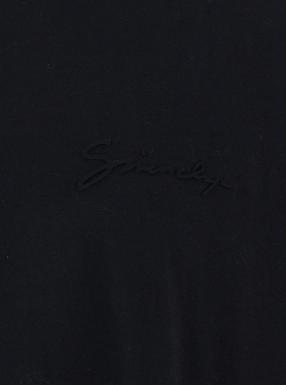 Givenchy Men Black Crewneck T-Shirt With Logo Lettering Detail In Cotton Man GIVENCHY