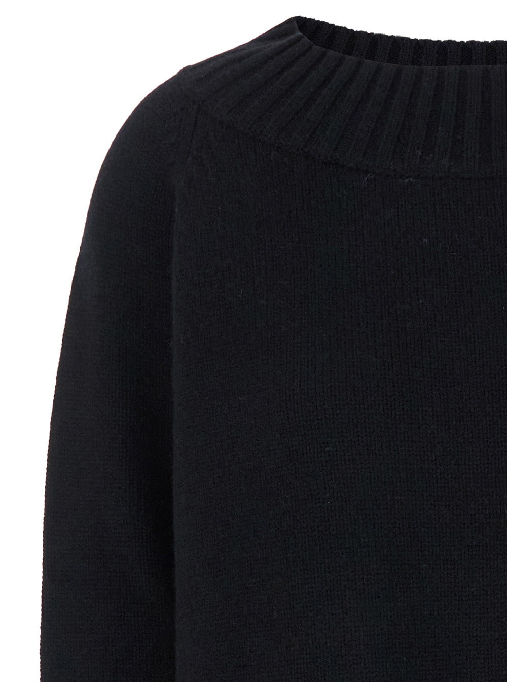 Max Mara Women 'Radames' Black Sweater With Boat Neckline In Wool And Cashmere Woman MAX MARA