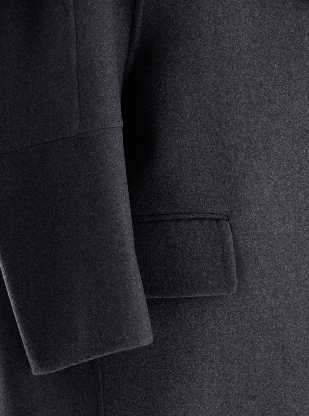 Max Mara Women 'Asburgo' Grey Coat With Notched Revers In Virgin Wool Blend Woman MAX MARA