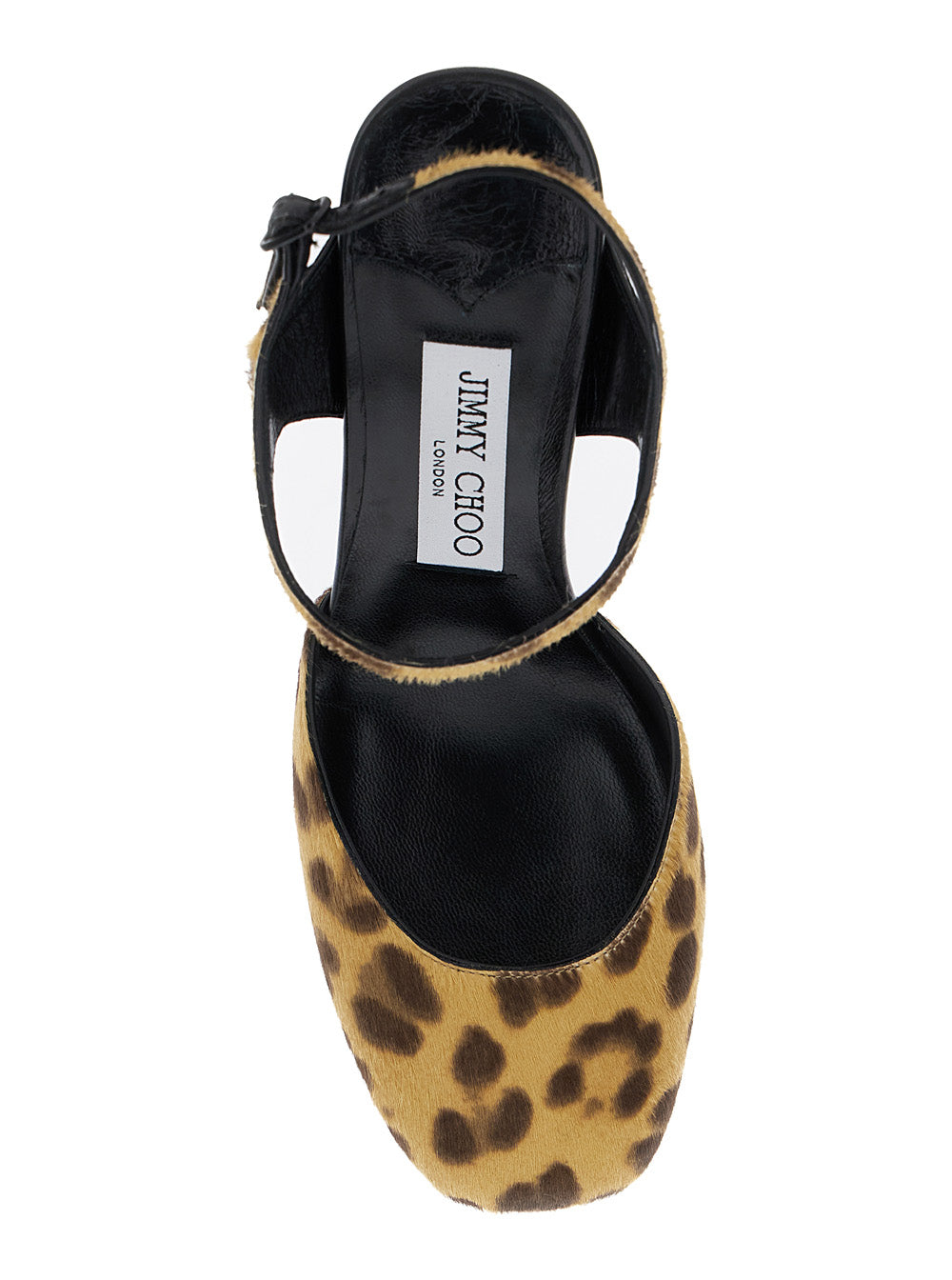 Jimmy Choo Women 'Pixie' Brown Pumps With High Sculpted Heel And All-Over Leopard Print In Tech Fabric Woman JIMMY CHOO