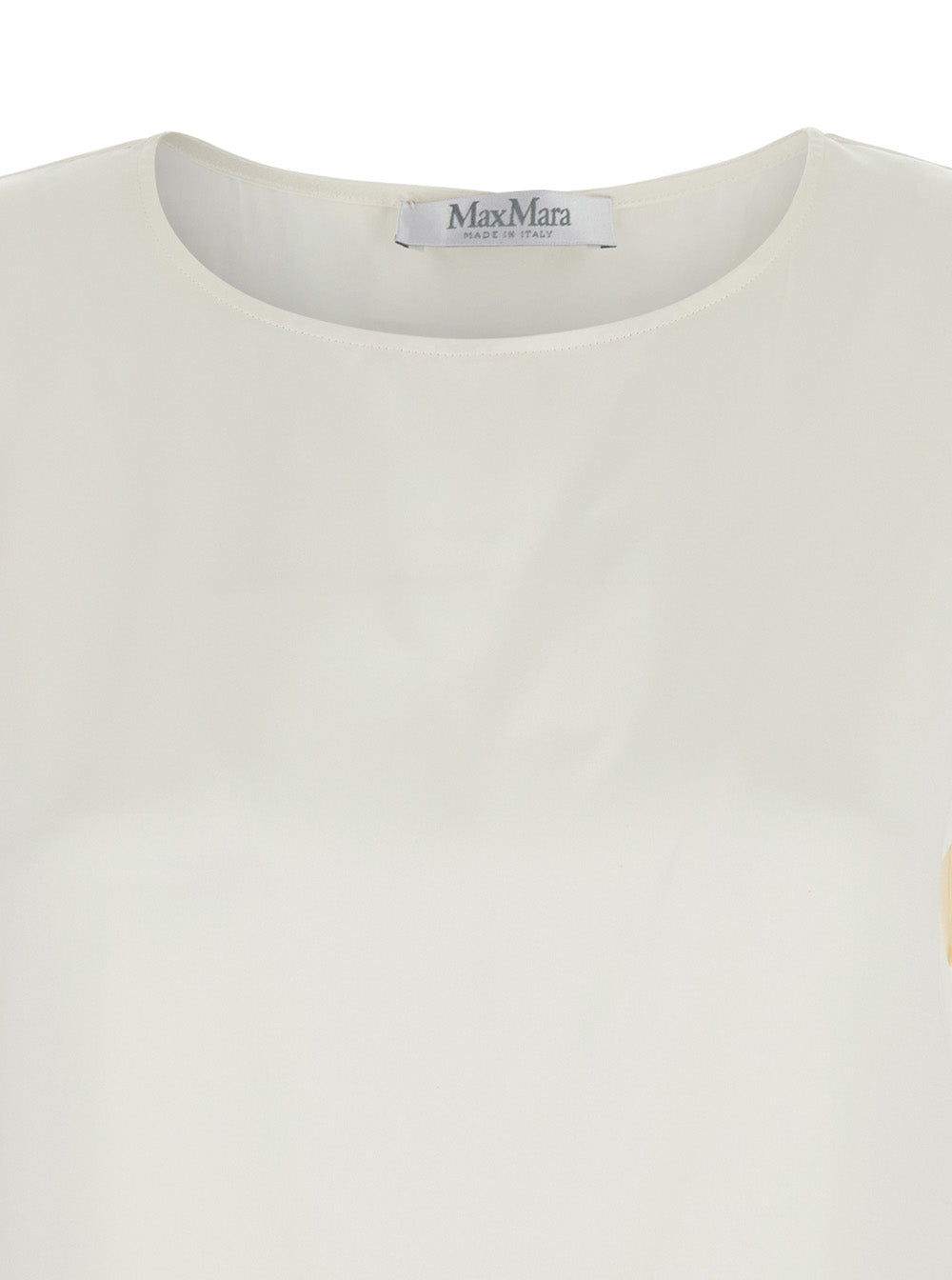 Max Mara Women 'Dida' White Top In Silk Woman MAX MARA