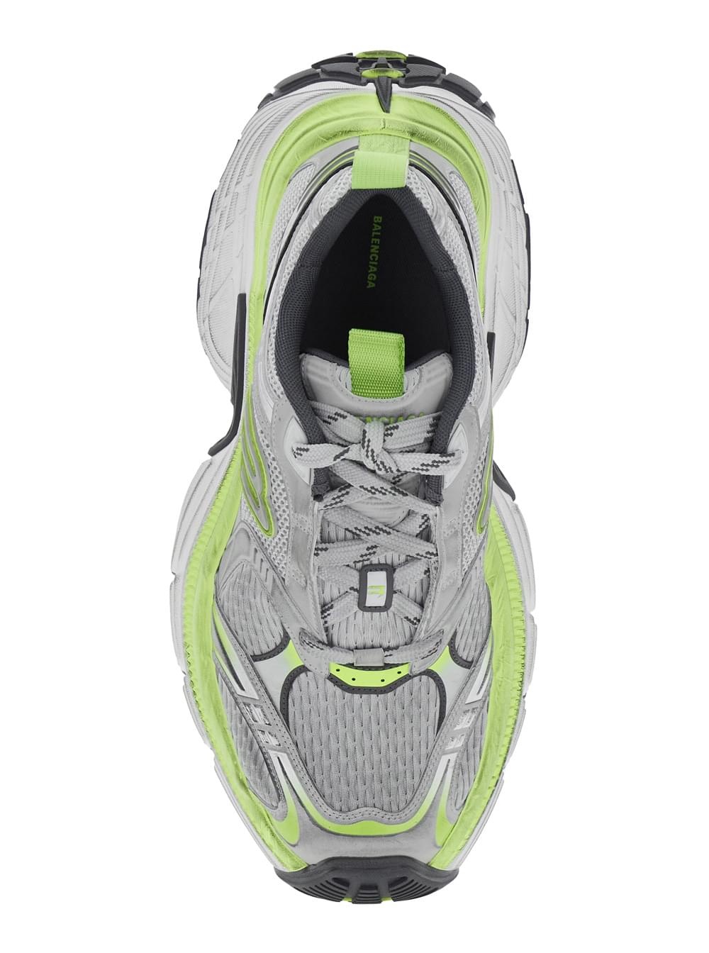 Balenciaga Men '10Xl' Grey Sneakers With Embossed Logo On The Tongue In Tech Fabric Man BALENCIAGA