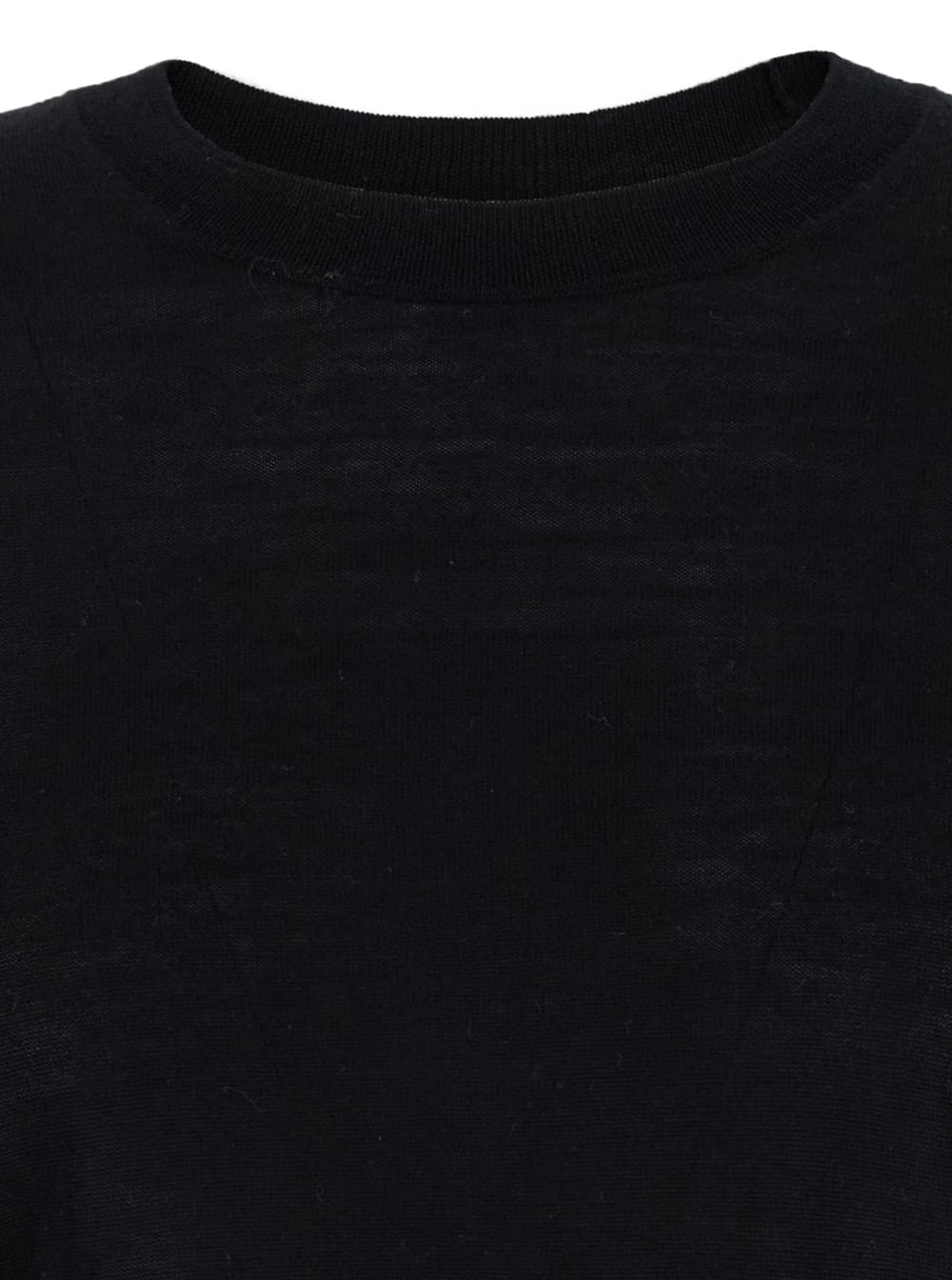 P.A.R.O.S.H. Women Black Crewneck Long Sleeve Sweater In Fabric Woman P.A.R.O.S.H.