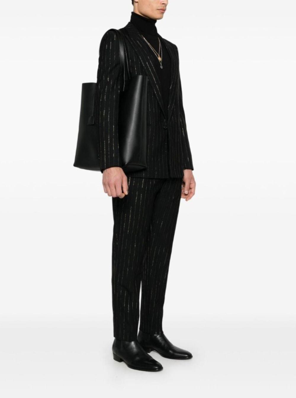 Saint Laurent Men Shopping Bold Handbag In Black Leather SAINT LAURENT