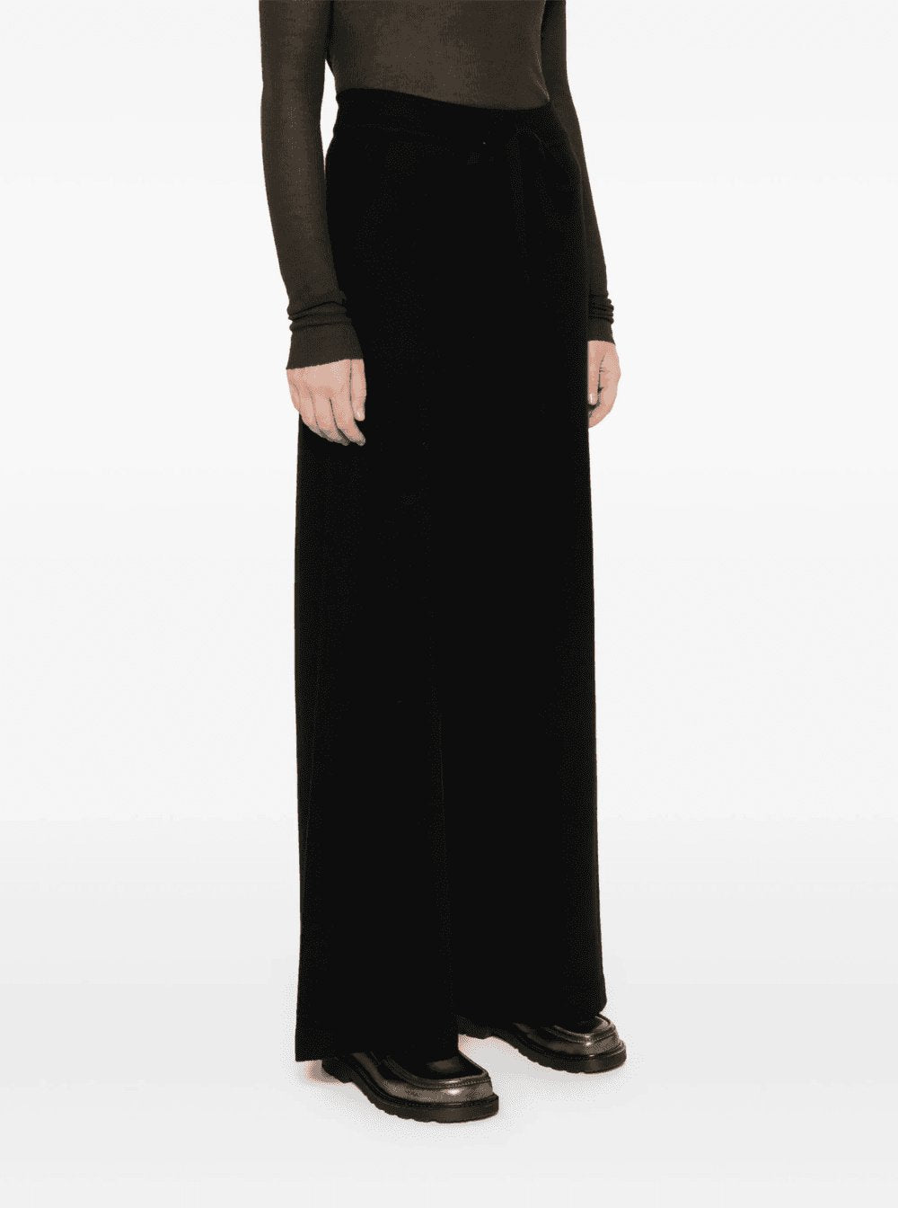 P.A.R.O.S.H. Women Black Relaxed Pants With Drawstring In Fabric Woman P.A.R.O.S.H.