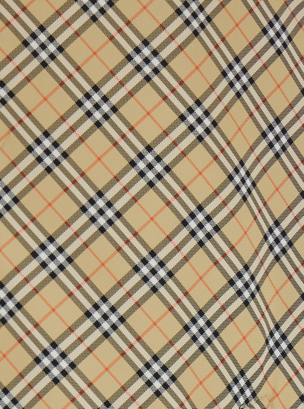 Burberry Men 'Slindon' Beige Jacket With Classic Collar And All-Over Check Motif In Tech Fabric Man BURBERRY