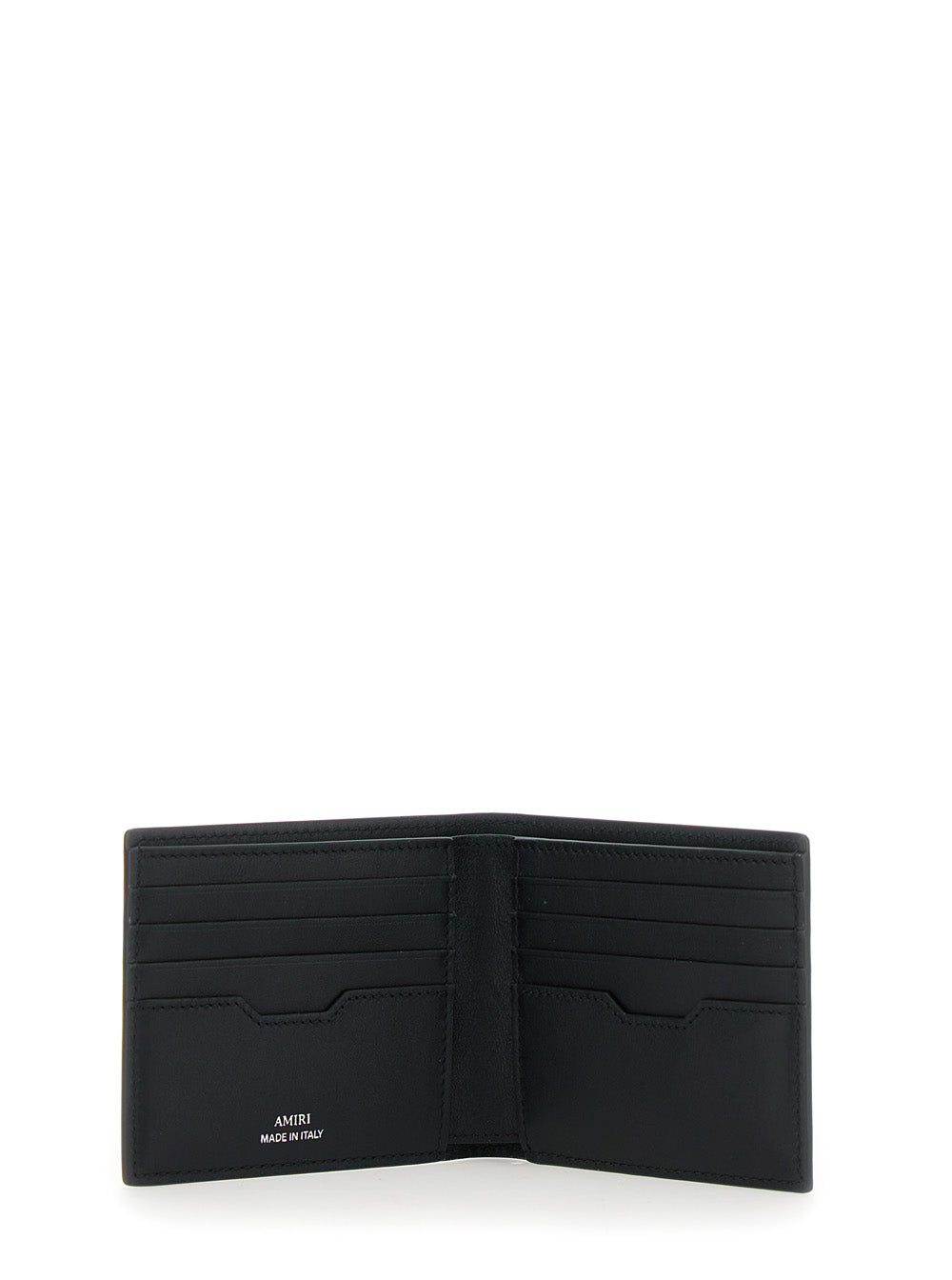 Amiri Men Bi-Fold Wallwt With Logo Lettering On The Front In Leather Man AMIRI