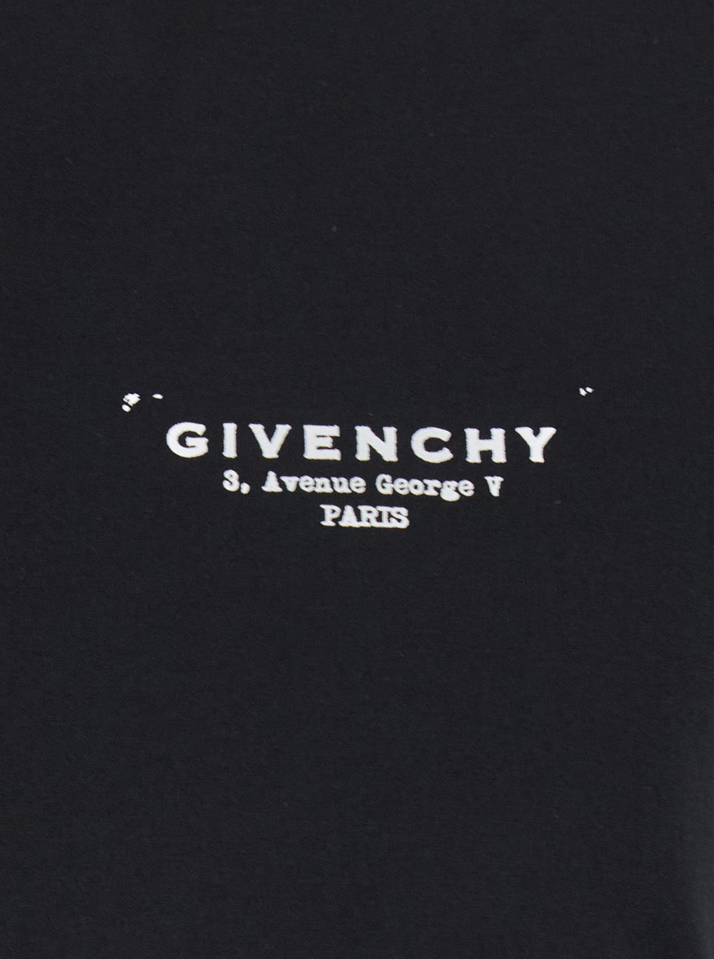 Givenchy Women Black Crewneck T-Shirt With Logo Lettering On Front And Rear In Cotton Woman GIVENCHY