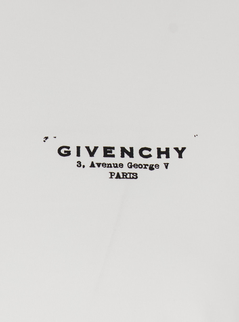 Givenchy Women White Crewneck T-Shirt With Logo Lettering On Front And Rear In Cotton Woman GIVENCHY