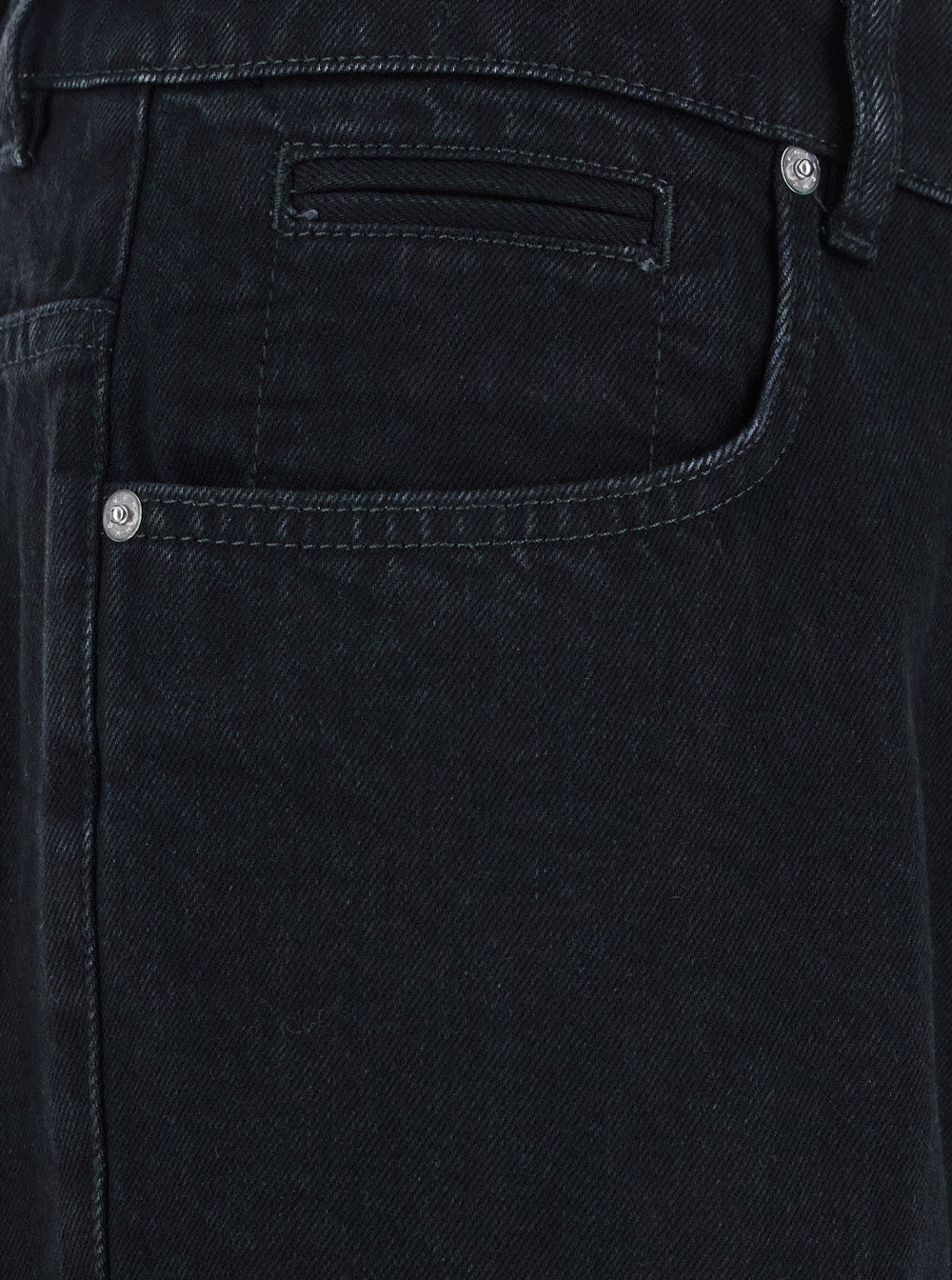 Givenchy Men Black Jeans With Belt Loops In Denim Man GIVENCHY
