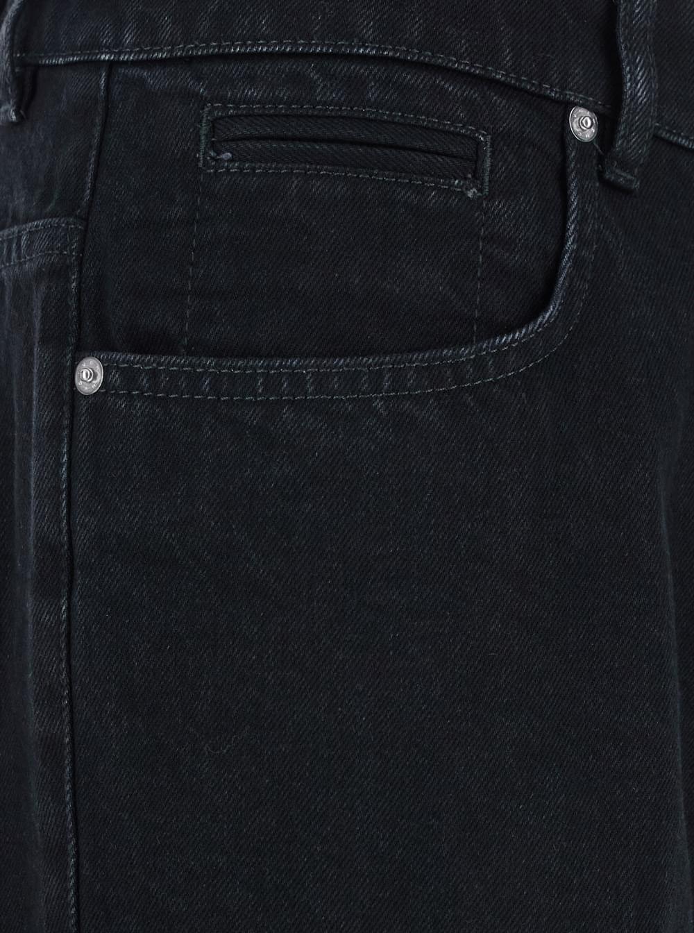 Givenchy Men Black Jeans With Belt Loops In Denim Man GIVENCHY