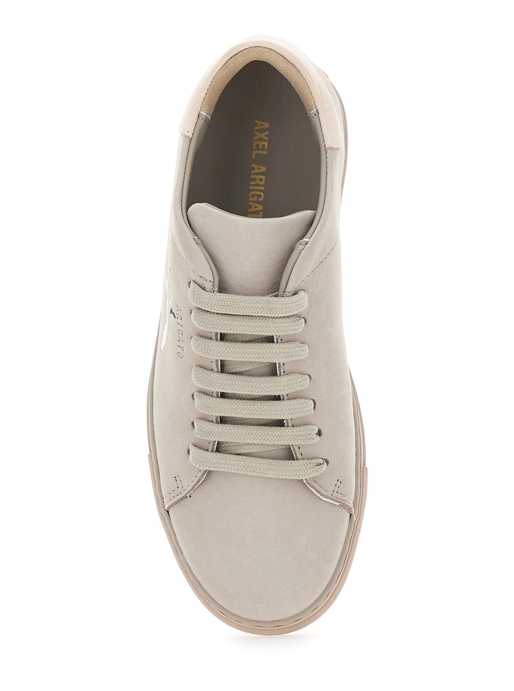 Axel Arigato Women 'Clean 90' Grey Low Top Sneakers With Logo Embroidery On The Side In Leather Woman AXEL ARIGATO