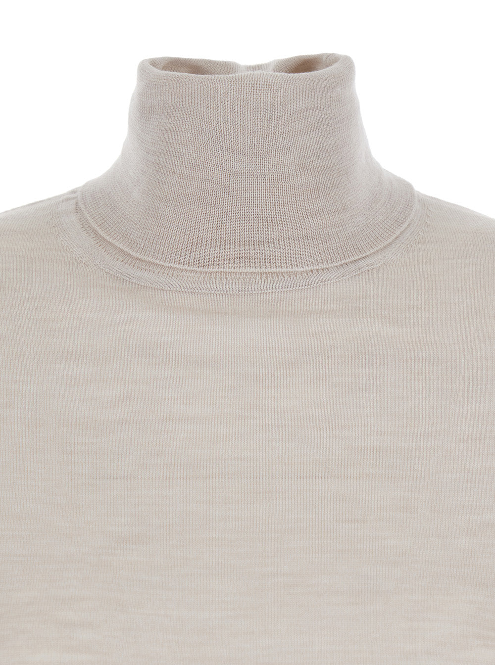 P.A.R.O.S.H. Women Beige Turtleneck Sweater In Wool Blend Woman P.A.R.O.S.H.