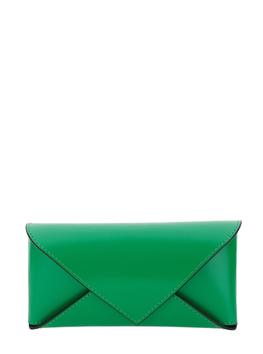 Bottega Veneta Women Green Sunglasses With Cat-Eye Design And Knot Detail On The Temples In Metal Woman BOTTEGA VENETA
