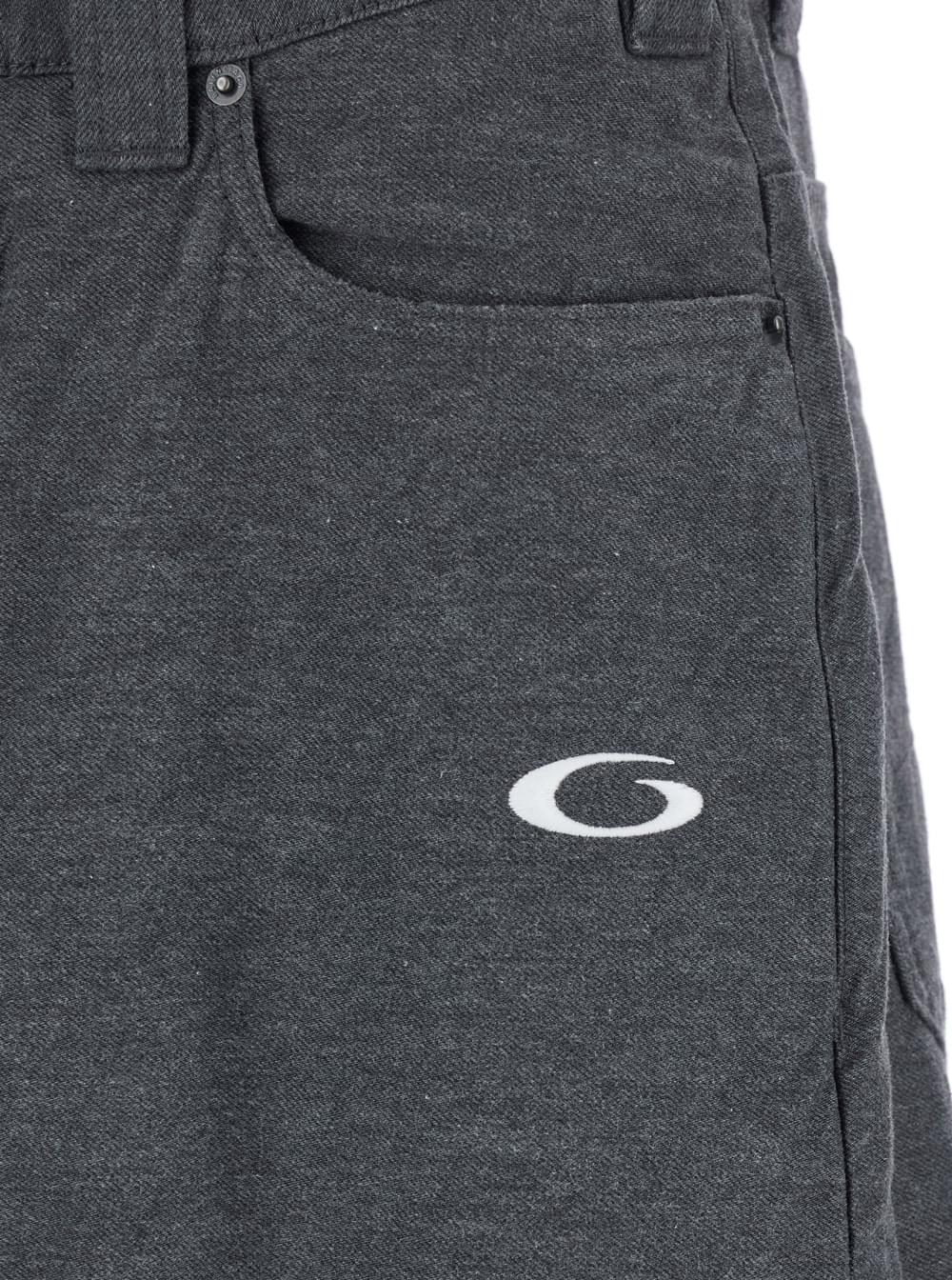 Balenciaga Men Grey Oversize Pants With Logo Detail On The Front And Logo Patch On The Rear In Cotton Man BALENCIAGA