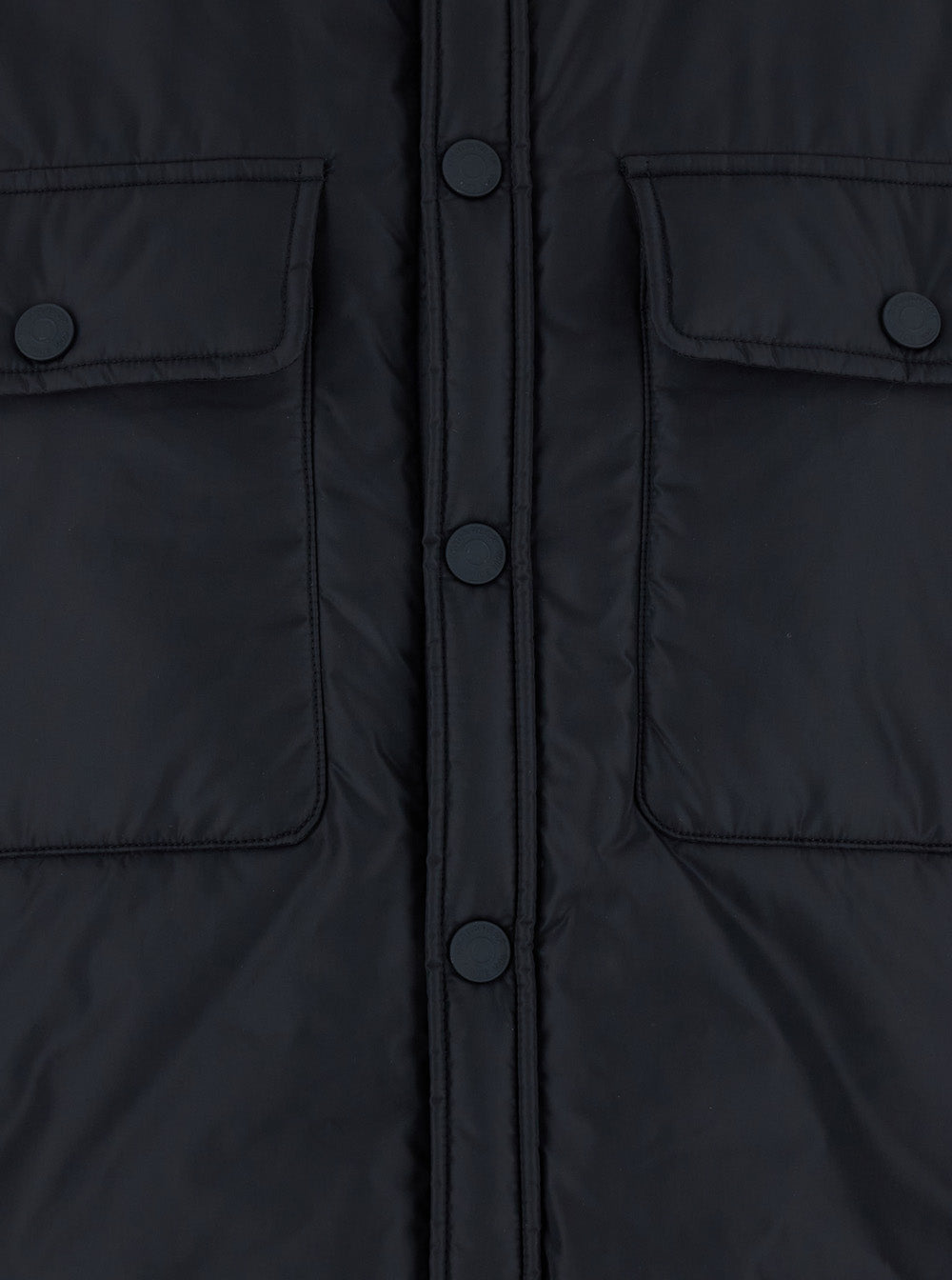 Dsquared2 Men Black Jacket With Classic Collar And Logo Print On The Rear In Tech Fabric Man DSQUARED2