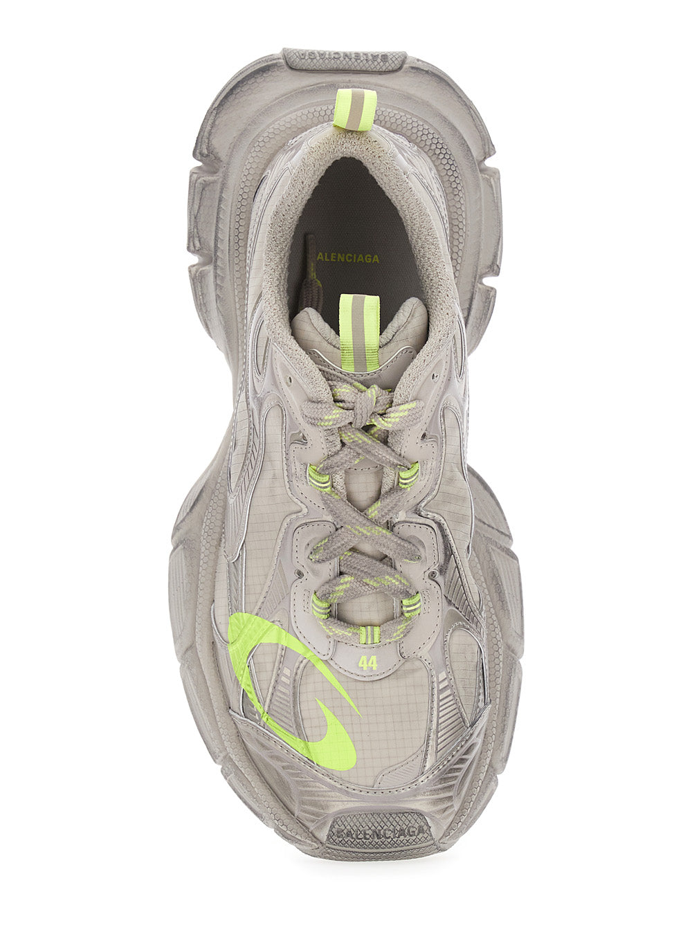 Balenciaga Men '3Xl' Beige Low Top Sneakers With Logo Detail In Tech Fabric Man BALENCIAGA