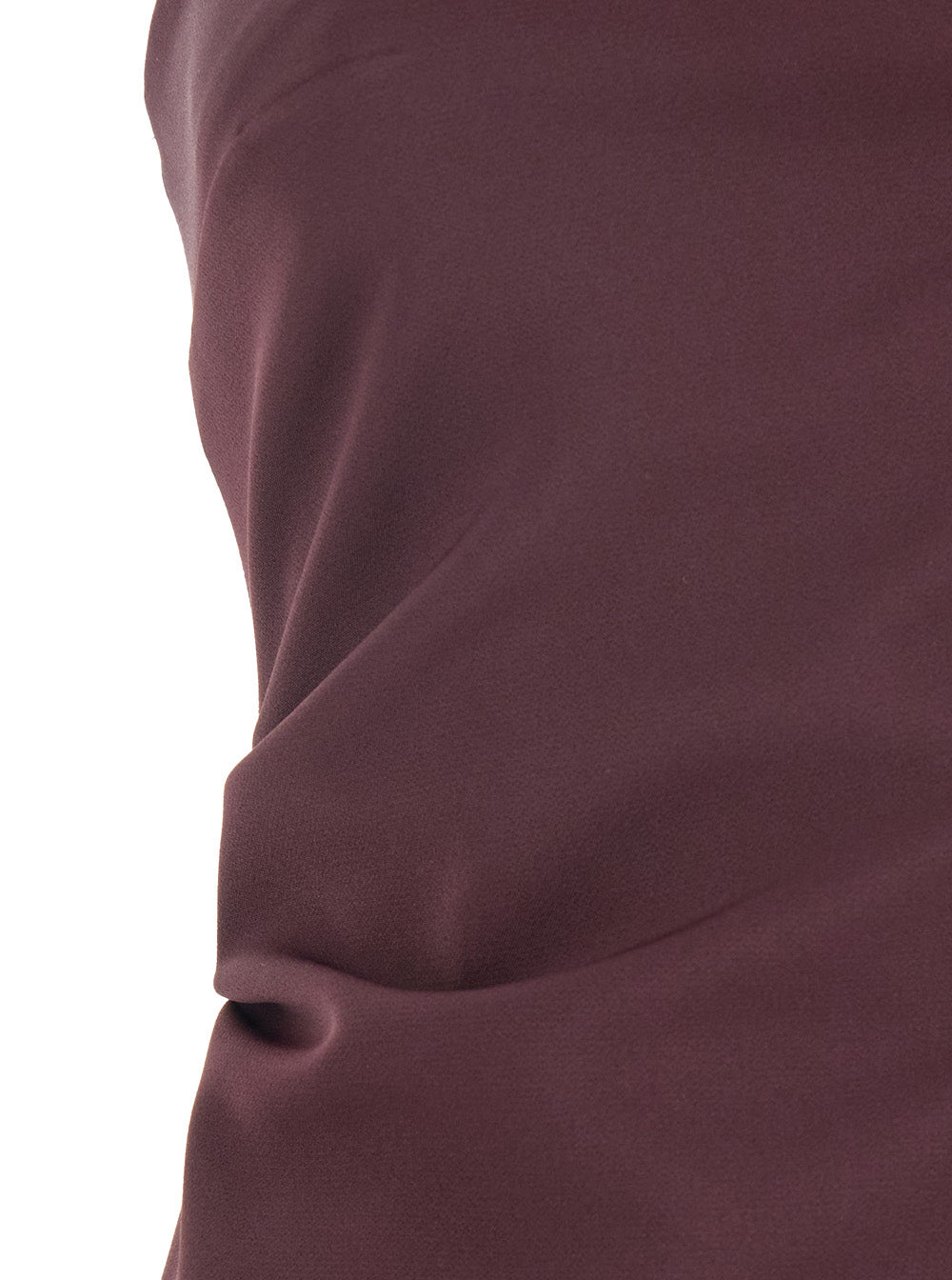 Leplain Women Bordeaux Bustier Dress In Tech Fabric Woman LEPLAIN