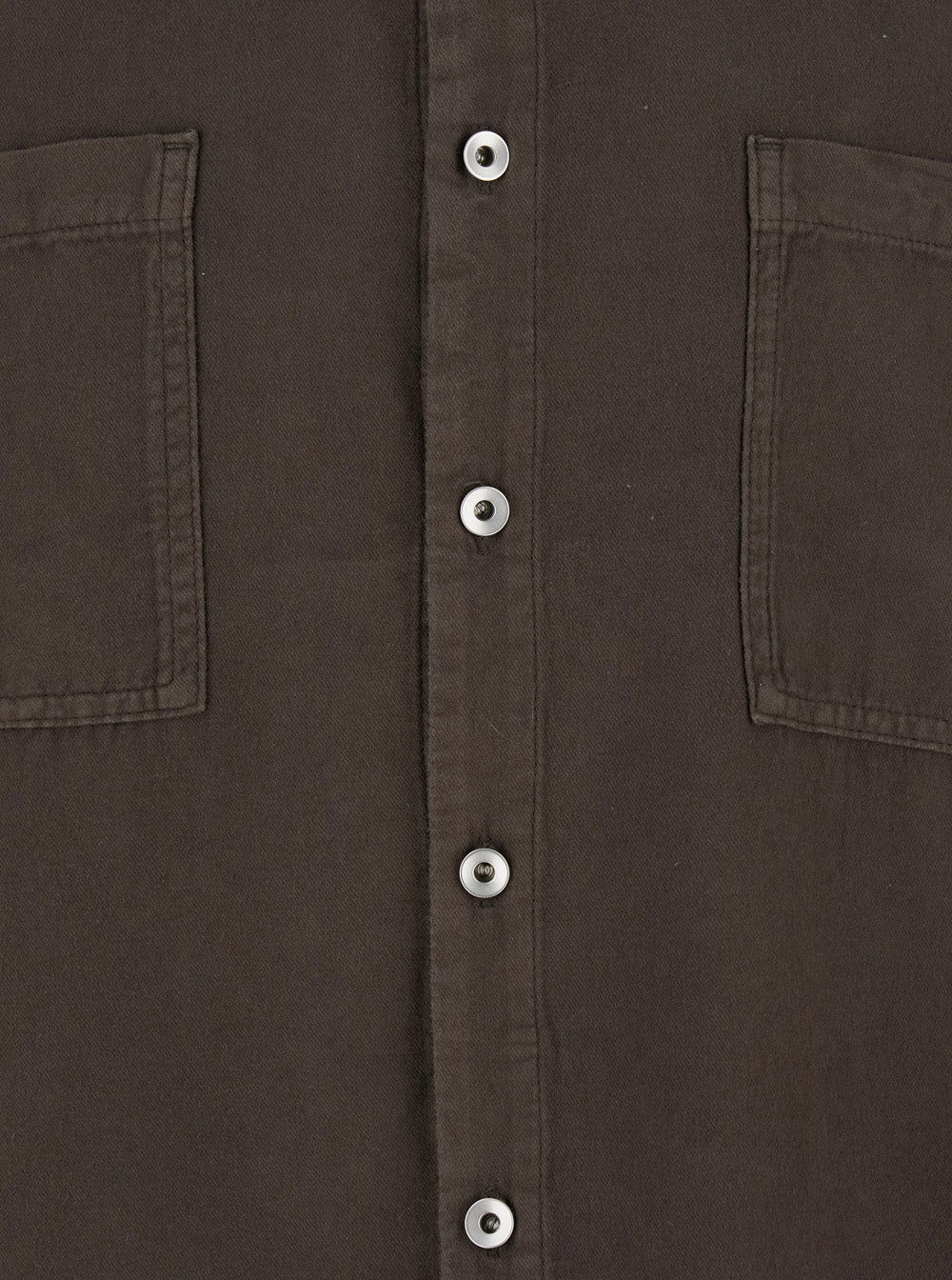 Drkshdw Men Brown Classic Collar Shirt With Lace Detail In Cotton Woman DRKSHDW