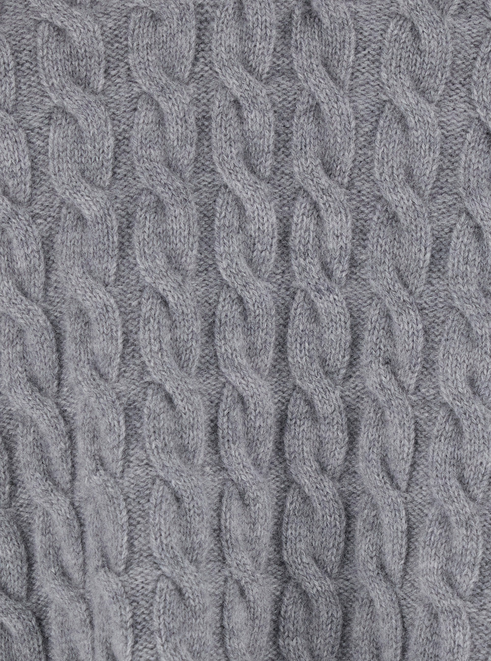 Ami Paris Men Grey Polo Shirt With Woven Design In Wool Man