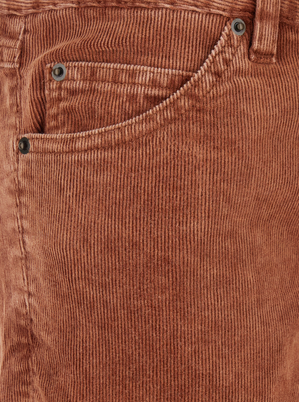 Isabel Marant Etoile Women Orange Trousers With Belt Loops And Back Logo Patch In Corduroy Woman ISABEL MARANT ETOILE