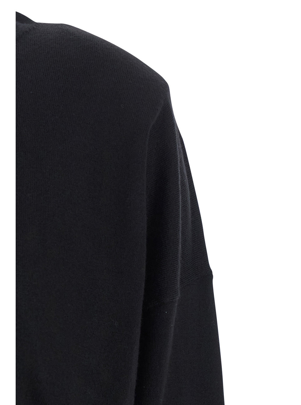 P.A.R.O.S.H. Women Black Dress With Boat Neck In Wool And Cashmere Blend Woman P.A.R.O.S.H.