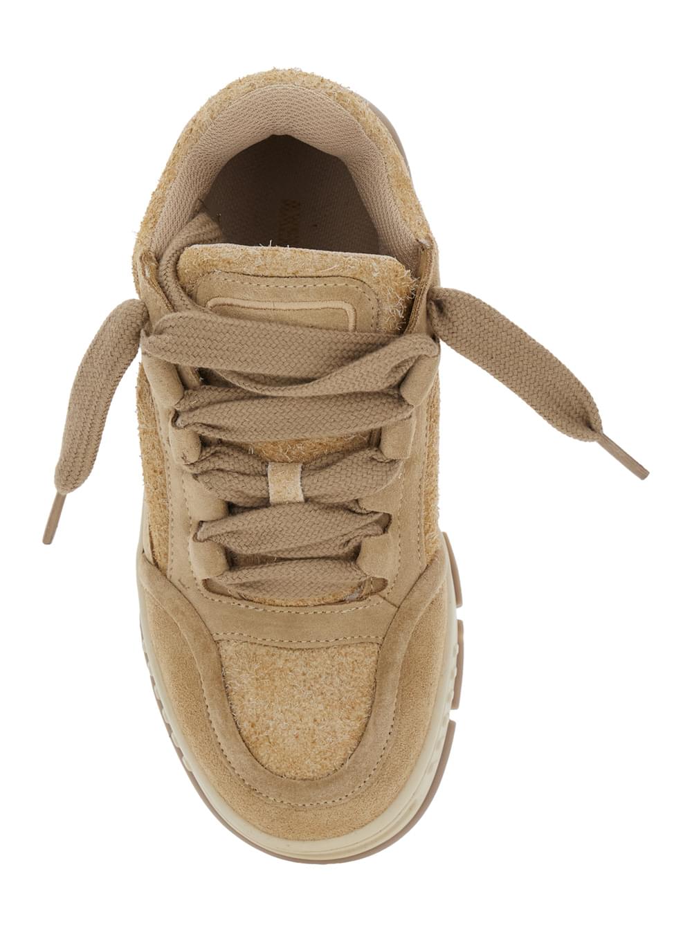 Axel Arigato Women 'Area Lo' Beige Low Top Sneakers With Logo Patch On The Tongue And Chunky Sole In Leather Blend Woman AXEL ARIGATO
