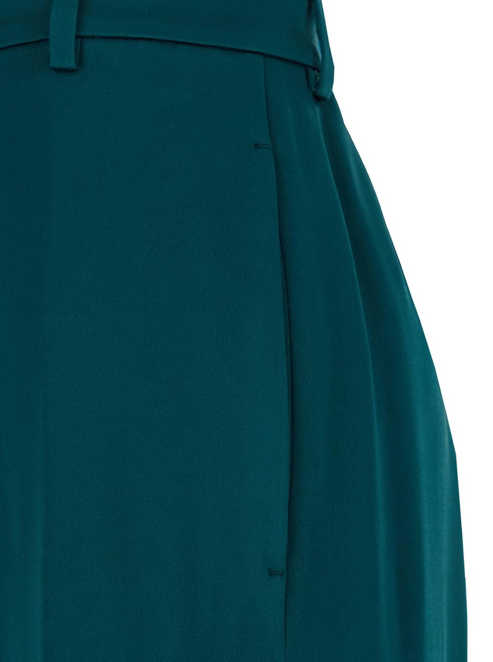 Dries Van Noten Women Blue Trousers With Belt Loops In Fabric Woman DRIES VAN NOTEN