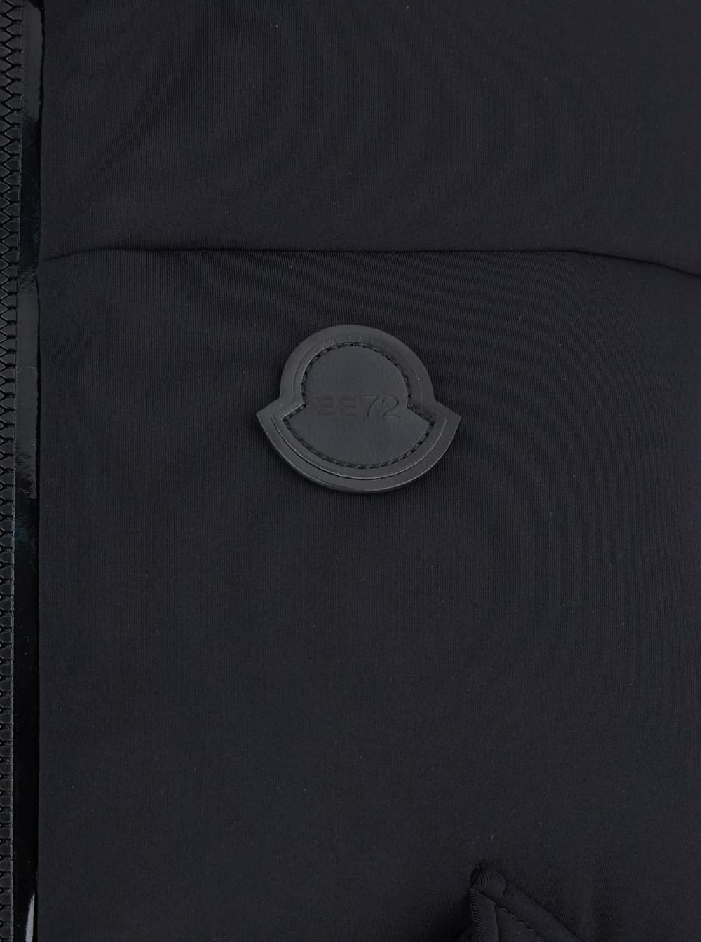 Moncler Genius Women 'Otis' Black High-Neck Vest With Logo Patch On The Chest In Tech Fabric Woman MONCLER GENIUS
